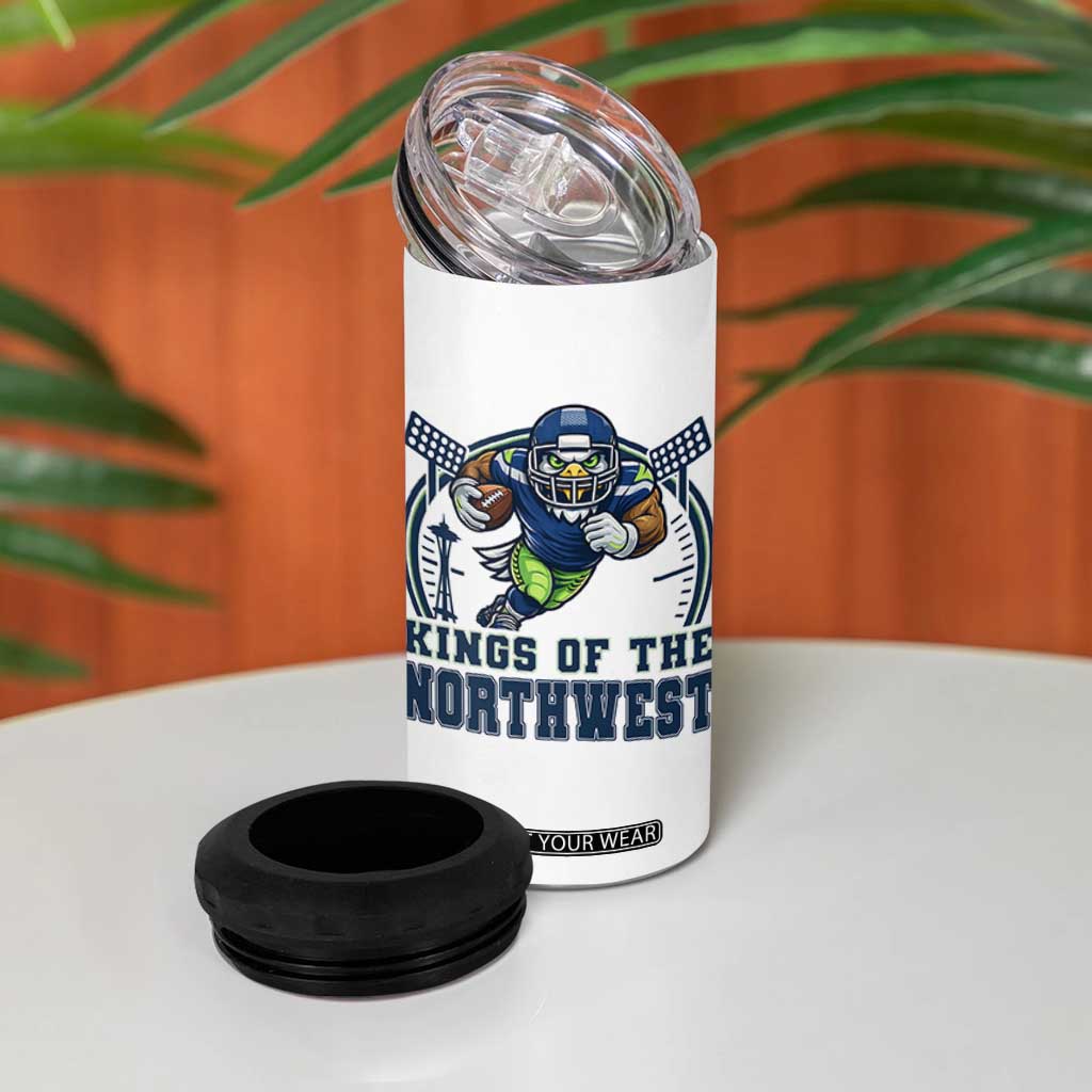 Kings Of The Northwest 4 in 1 Can Cooler Tumbler 12s Fan Pride TS12 Print Your Wear