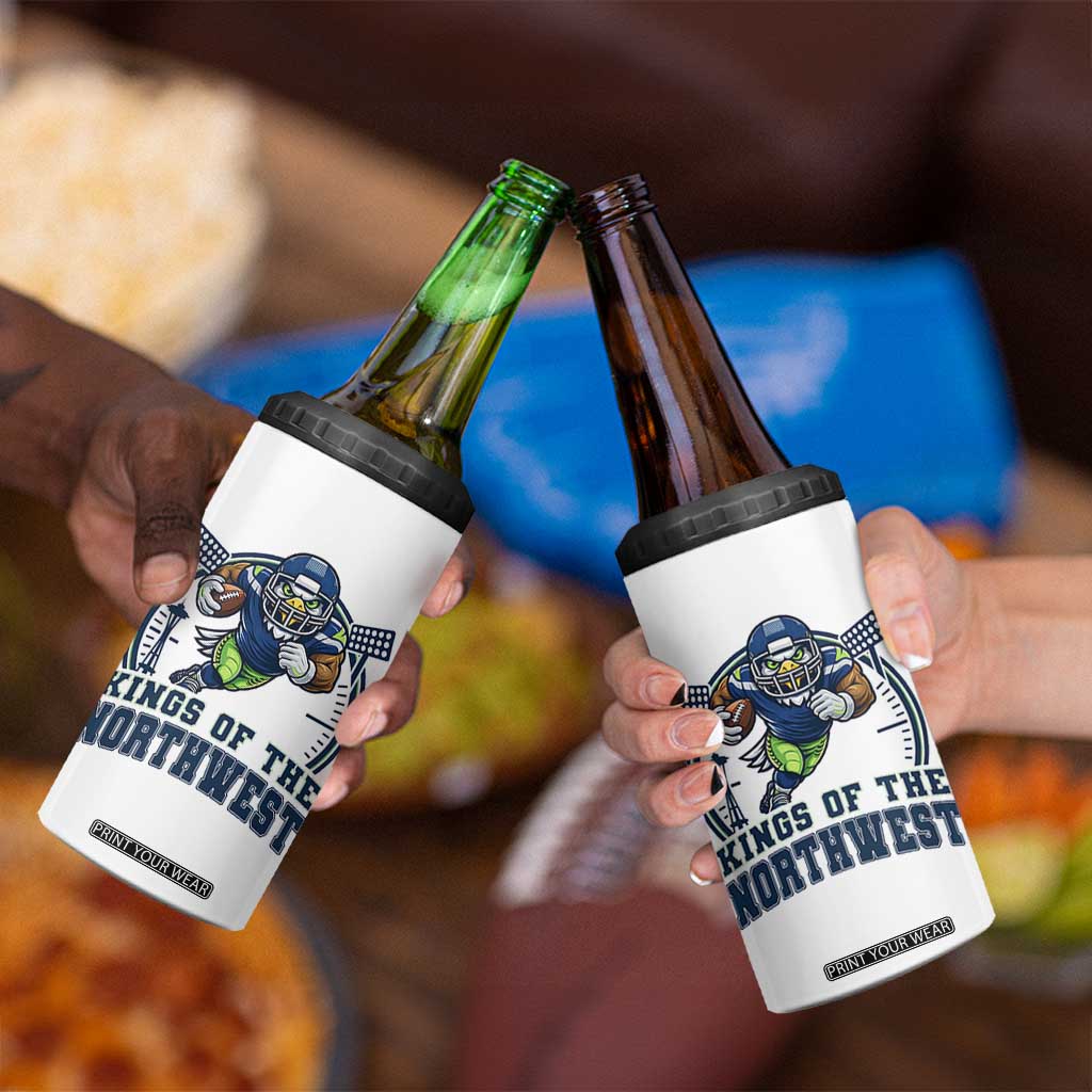 Kings Of The Northwest 4 in 1 Can Cooler Tumbler 12s Fan Pride TS12 Print Your Wear