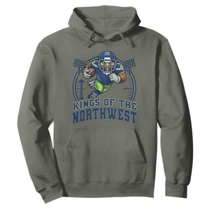 Kings Of The Northwest Hoodie 12s Fan Pride TS12 Military Green Print Your Wear