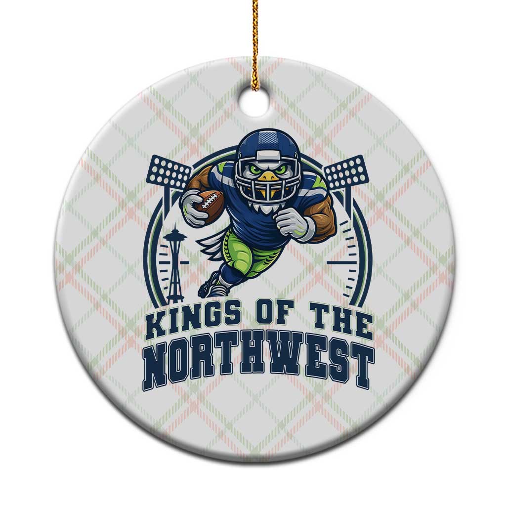 Kings Of The Northwest Ceramic Ornament 12s Fan Pride TS12 1pc Christmas Plaid Print Your Wear