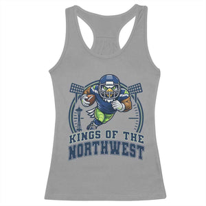 Kings Of The Northwest Racerback Tank Top 12s Fan Pride TS12 Sport Gray Print Your Wear