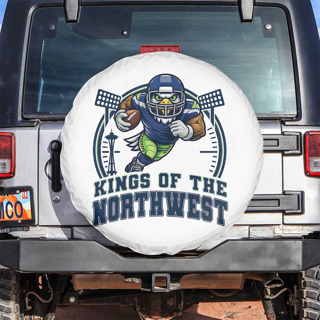 Kings Of The Northwest Spare Tire Cover 12s Fan Pride TS12 No hole White Print Your Wear