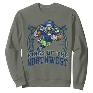 Kings Of The Northwest Sweatshirt 12s Fan Pride TS12 Military Green Print Your Wear