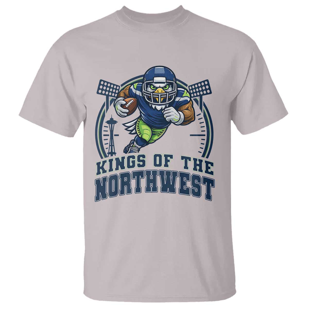 Kings Of The Northwest T Shirt 12s Fan Pride TS12 Ice Gray Print Your Wear