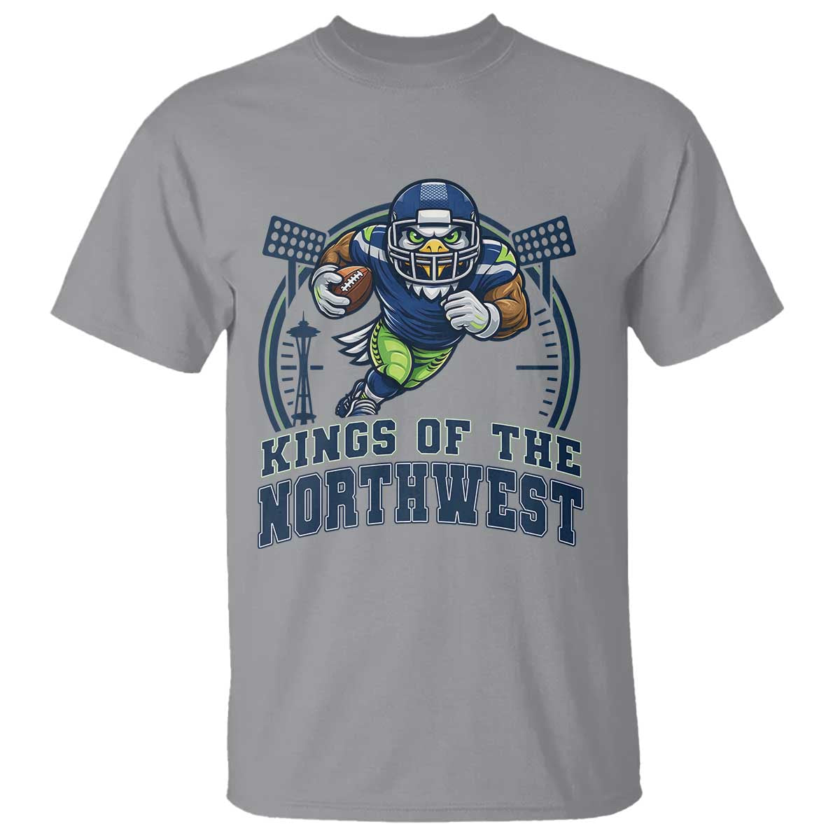 Kings Of The Northwest T Shirt 12s Fan Pride TS12 Sport Gray Print Your Wear