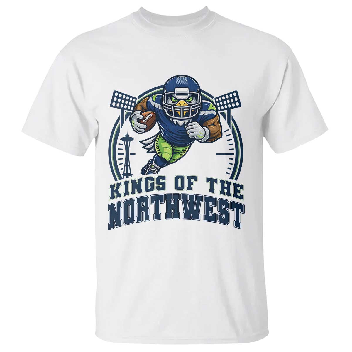 Kings Of The Northwest T Shirt 12s Fan Pride TS12 White Print Your Wear