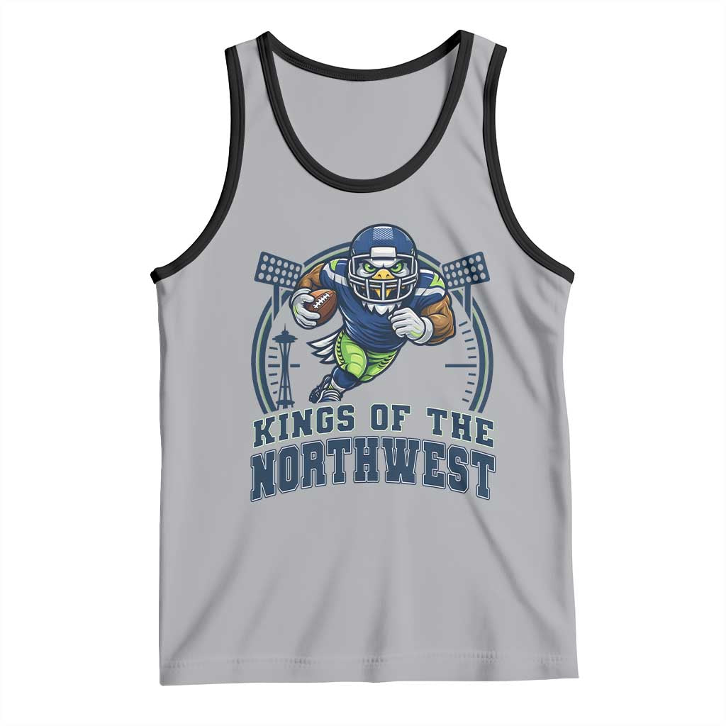 Kings Of The Northwest Tank Top 12s Fan Pride TS12 Athletic Heather Black Print Your Wear