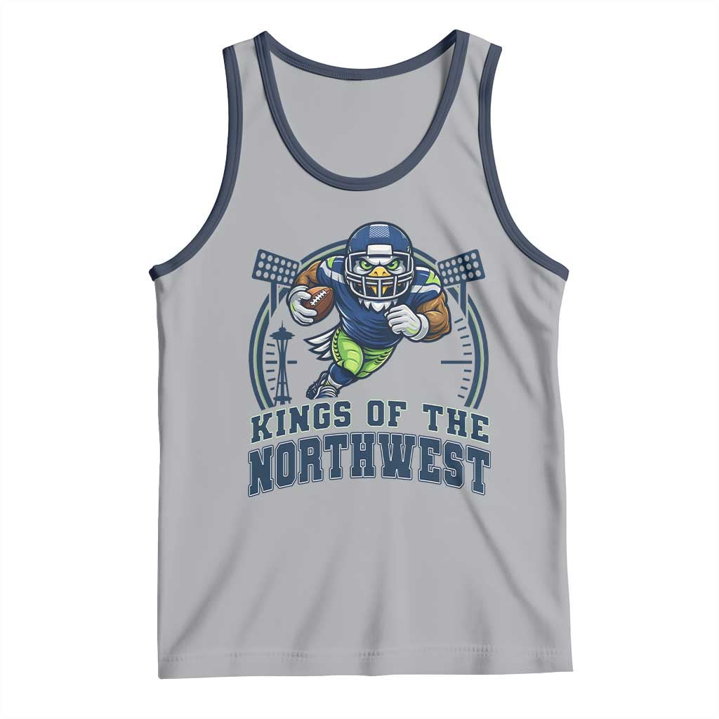 Kings Of The Northwest Tank Top 12s Fan Pride TS12 Athletic Heather Navy Print Your Wear