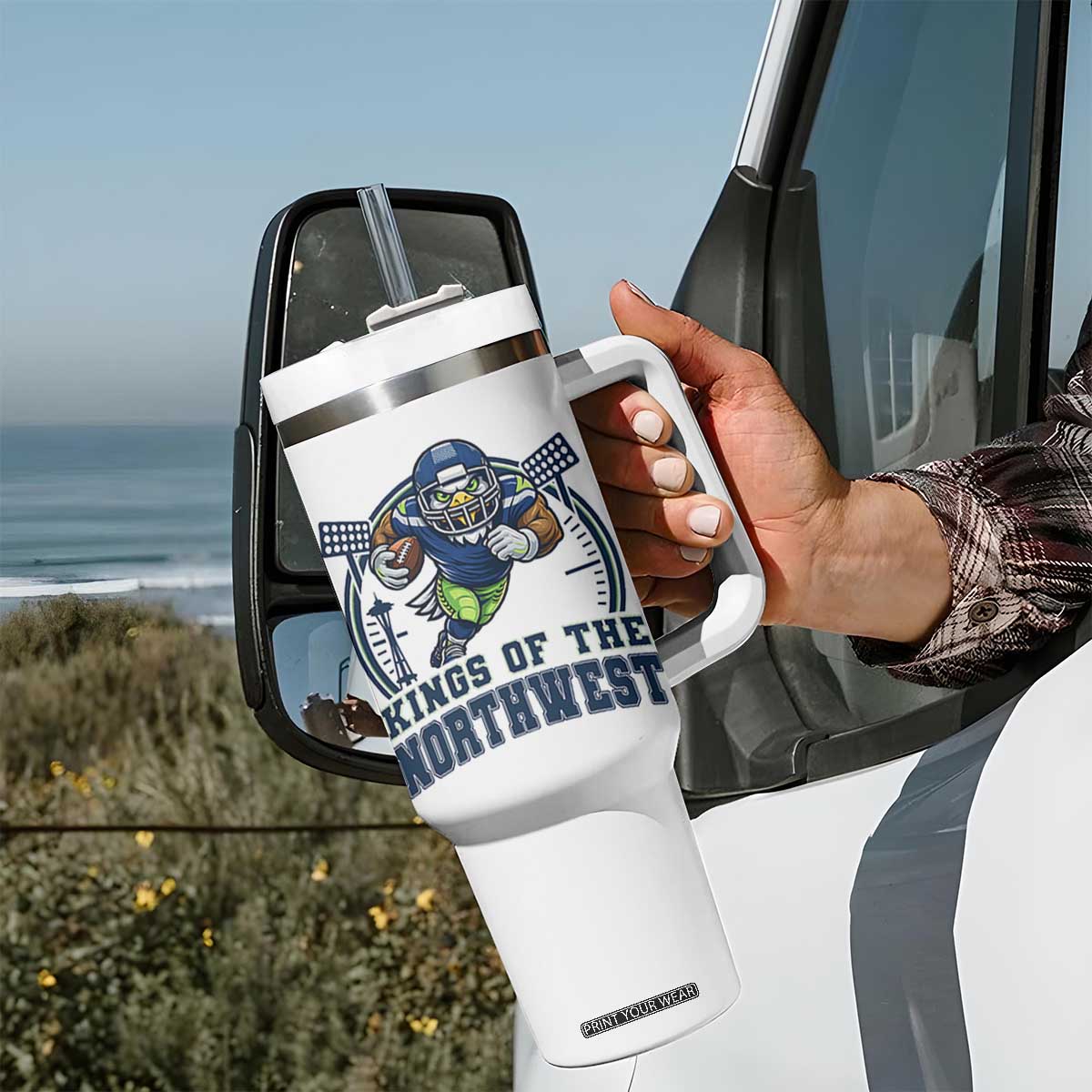 Kings Of The Northwest Tumbler With Handle 12s Fan Pride TS12 Print Your Wear
