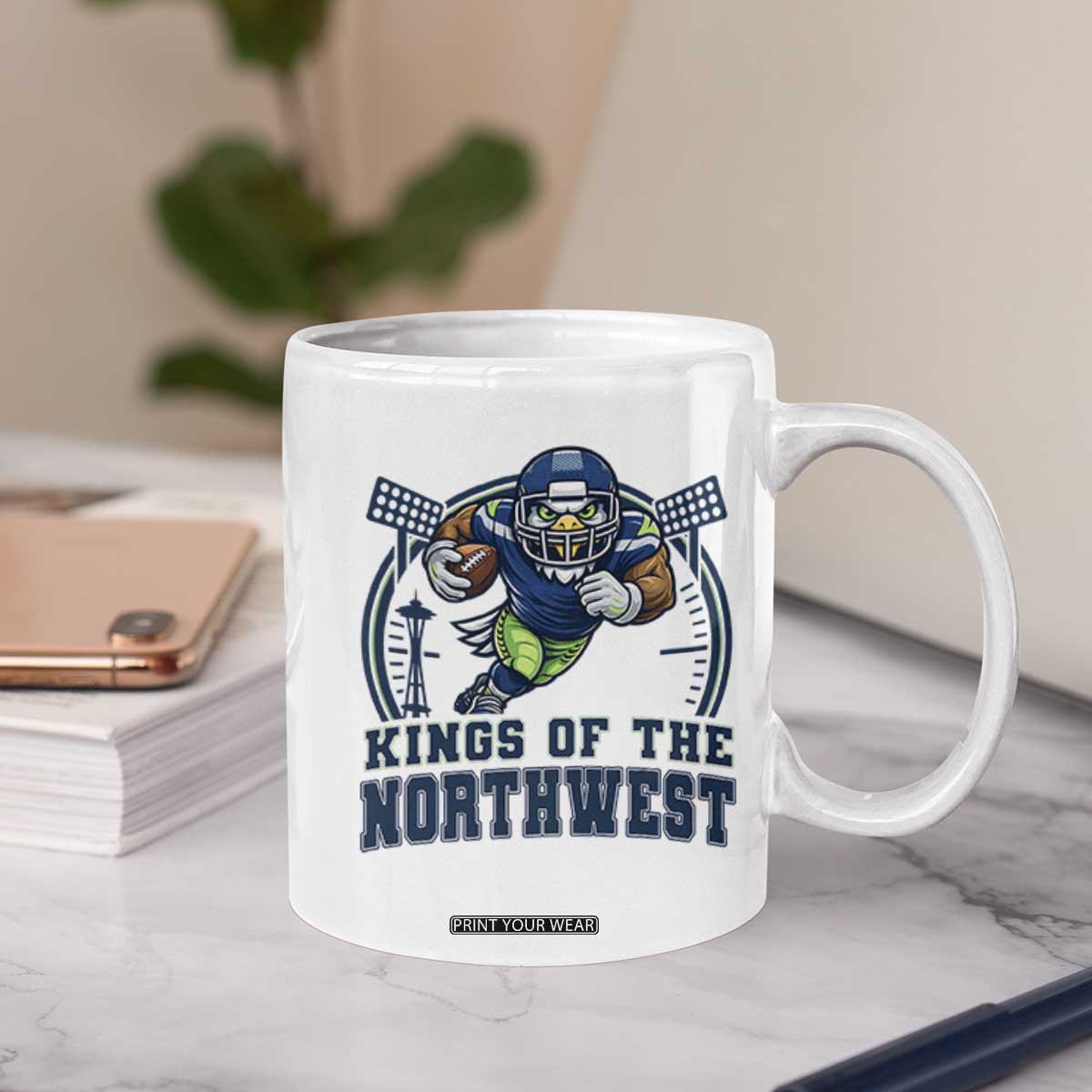 Kings Of The Northwest Coffee Mug 12s Fan Pride TS12 Print Your Wear