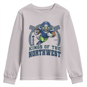 Kings Of The Northwest Youth Sweatshirt 12s Fan Pride TS12 Ice Gray Print Your Wear