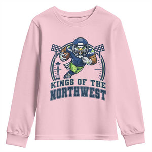 Kings Of The Northwest Youth Sweatshirt 12s Fan Pride TS12 Light Pink Print Your Wear