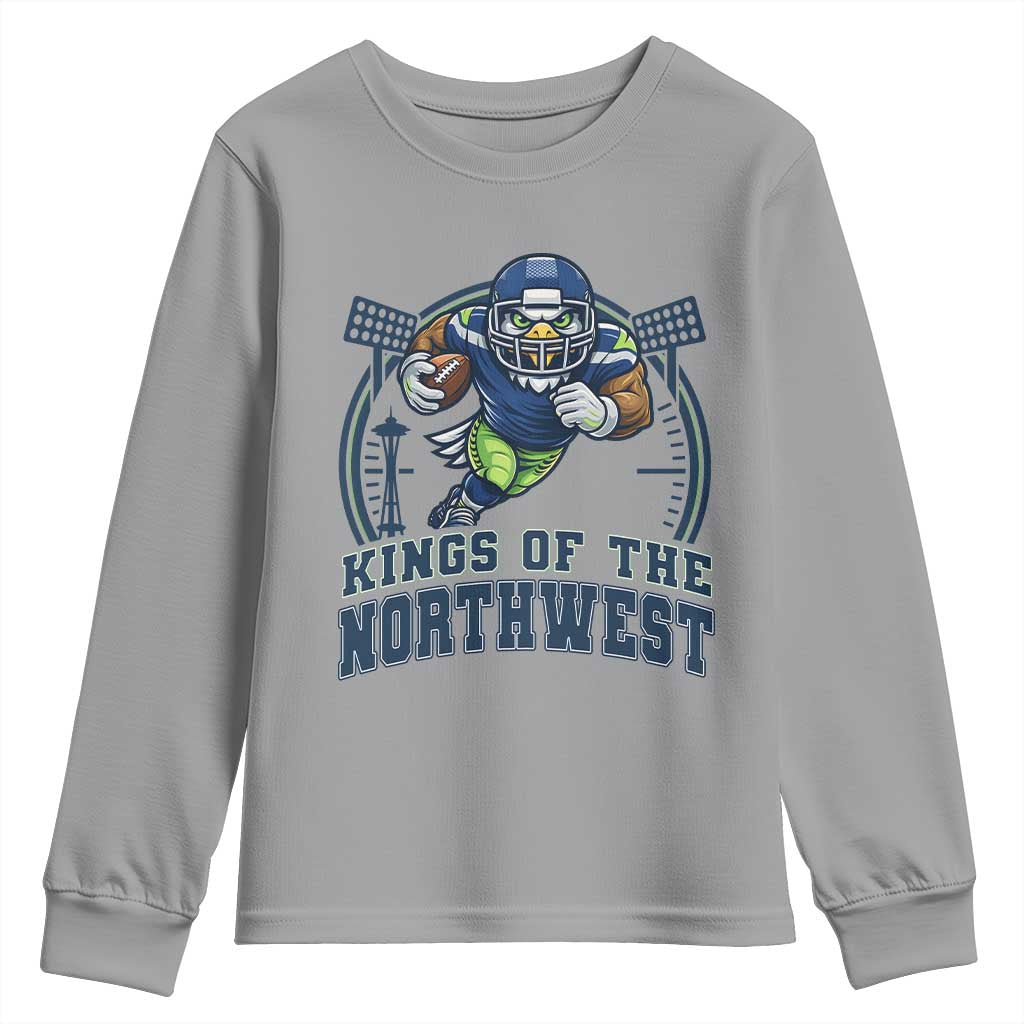 Kings Of The Northwest Youth Sweatshirt 12s Fan Pride TS12 Sport Gray Print Your Wear