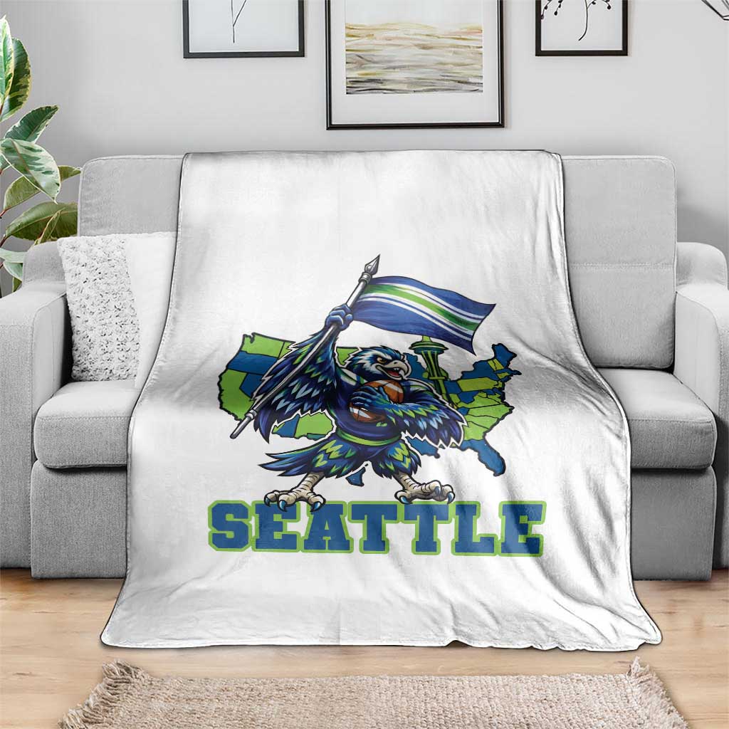 Pacific Northwest Football Pride Throw Blanket Seattle Fan TS12 Print Your Wear