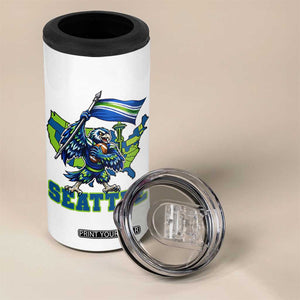 Pacific Northwest Football Pride 4 in 1 Can Cooler Tumbler Seattle Fan TS12 Print Your Wear
