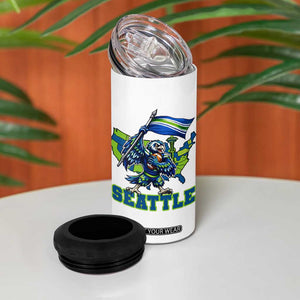 Pacific Northwest Football Pride 4 in 1 Can Cooler Tumbler Seattle Fan TS12 Print Your Wear