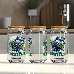 Pacific Northwest Football Pride Glass Can Seattle Fan TS12 Print Your Wear