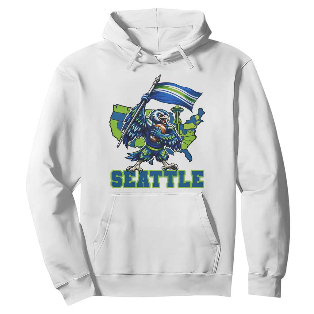 Pacific Northwest Football Pride Hoodie Seattle Fan TS12 White Print Your Wear