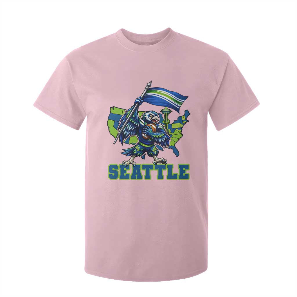 Pacific Northwest Football Pride T Shirt For Kid Seattle Fan TS12 Light Pink Print Your Wear