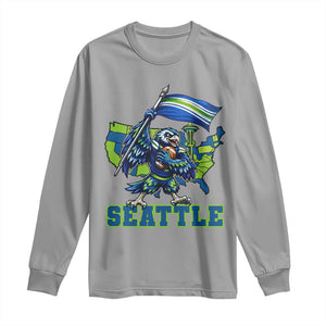 Pacific Northwest Football Pride Long Sleeve Shirt Seattle Fan TS12 Sport Gray Print Your Wear