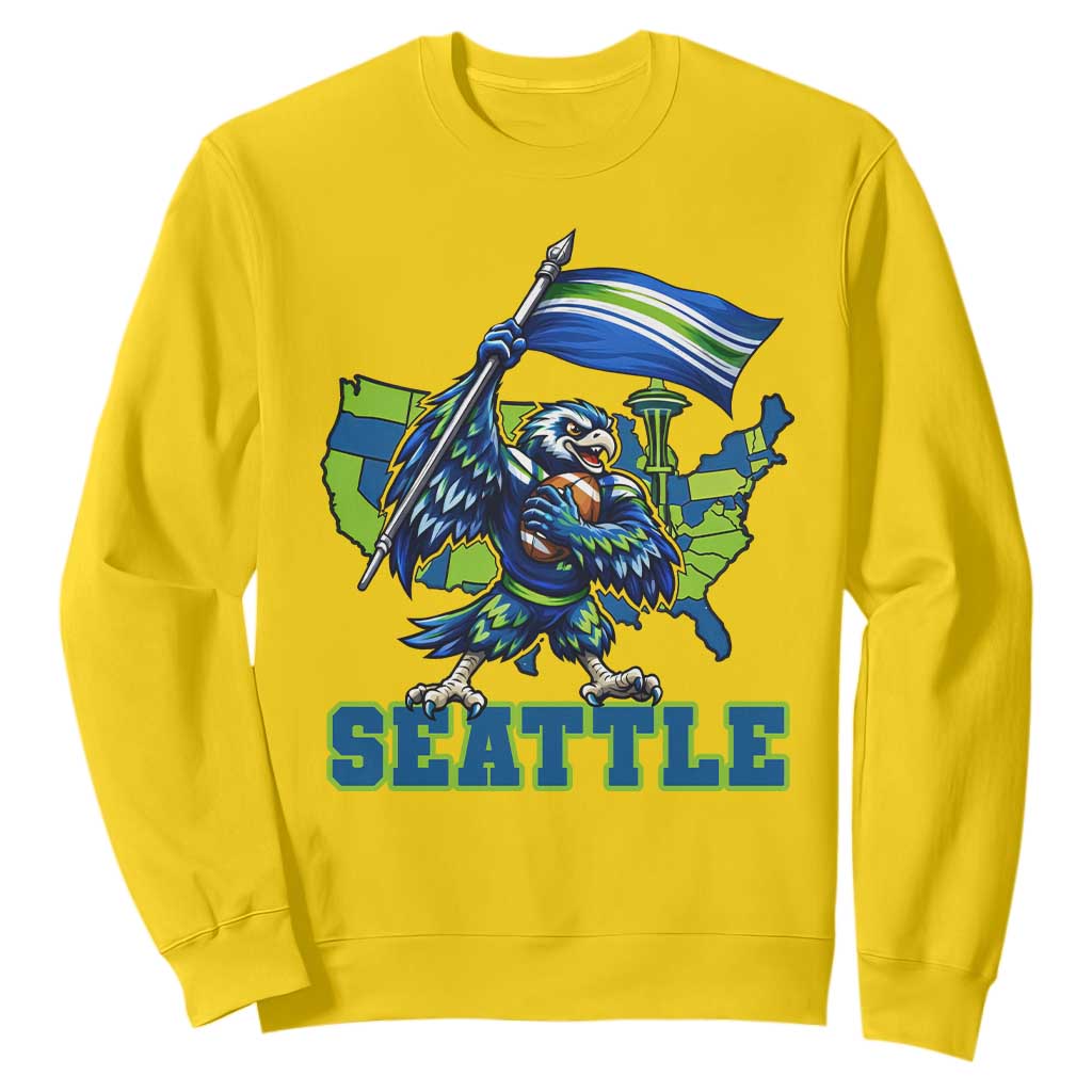 Pacific Northwest Football Pride Sweatshirt Seattle Fan TS12 Daisy Print Your Wear