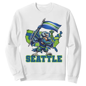 Pacific Northwest Football Pride Sweatshirt Seattle Fan TS12 White Print Your Wear