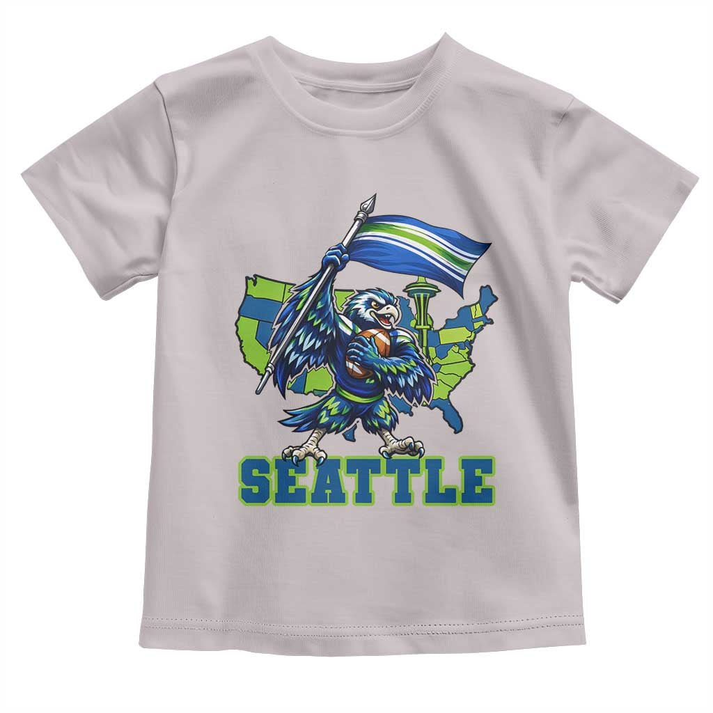 Pacific Northwest Football Pride Toddler T Shirt Seattle Fan TS12 Ice Gray Print Your Wear