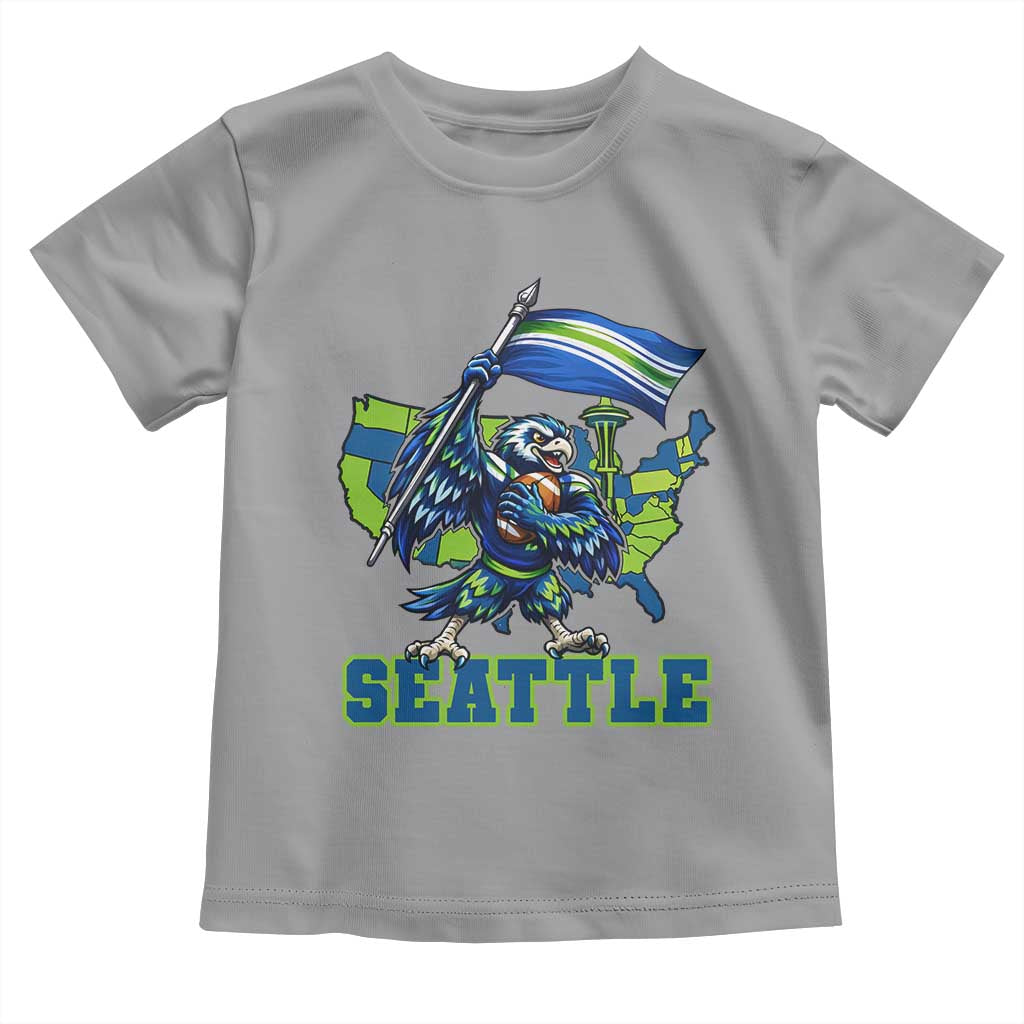 Pacific Northwest Football Pride Toddler T Shirt Seattle Fan TS12 Sport Gray Print Your Wear