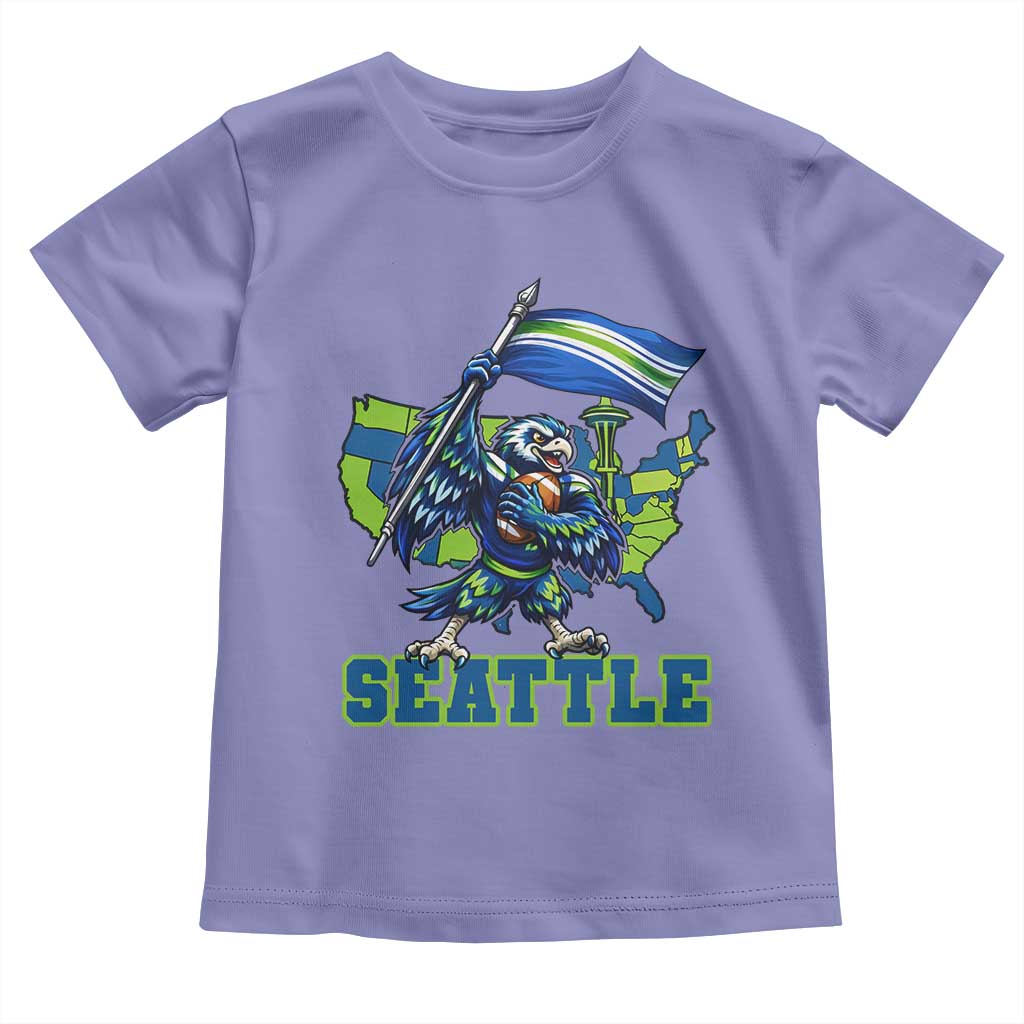 Pacific Northwest Football Pride Toddler T Shirt Seattle Fan TS12 Violet Print Your Wear