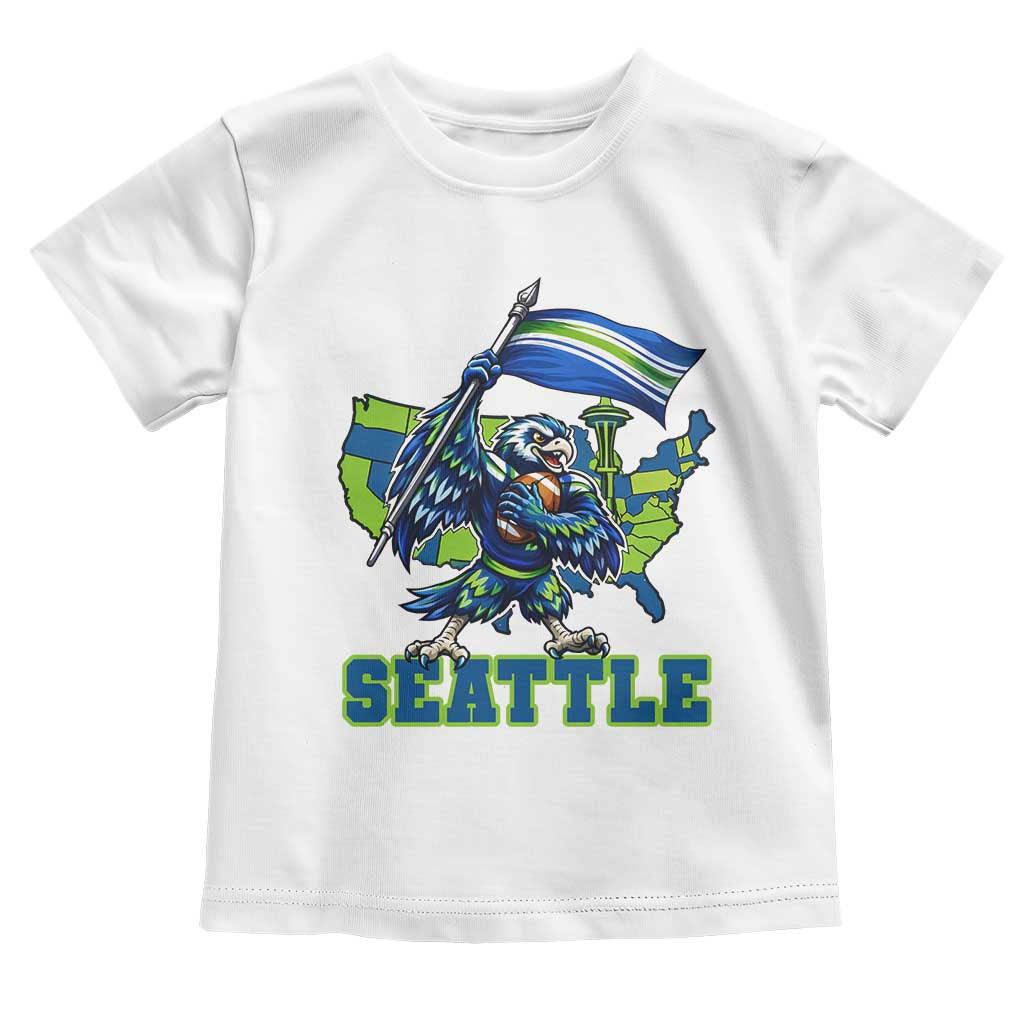 Pacific Northwest Football Pride Toddler T Shirt Seattle Fan TS12 White Print Your Wear