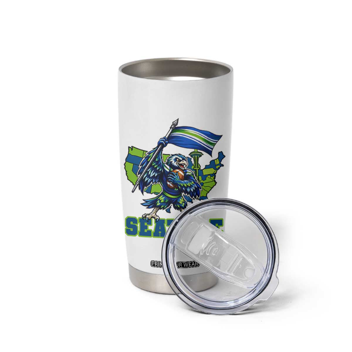 Pacific Northwest Football Pride Tumbler Cup Seattle Fan TS12 Print Your Wear