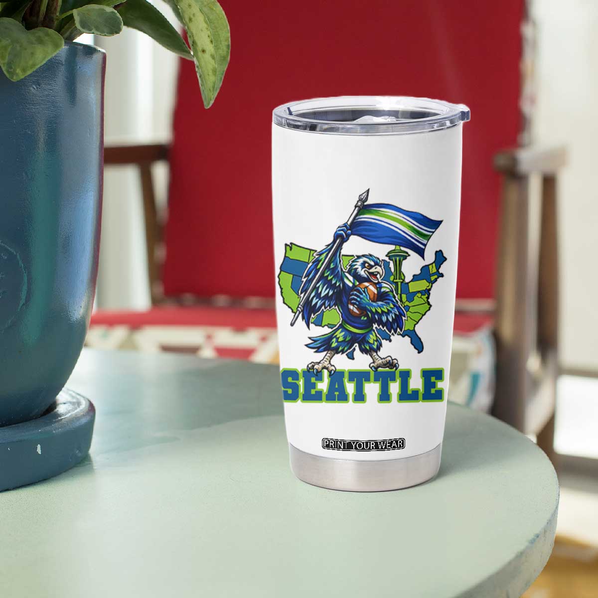 Pacific Northwest Football Pride Tumbler Cup Seattle Fan TS12 Print Your Wear