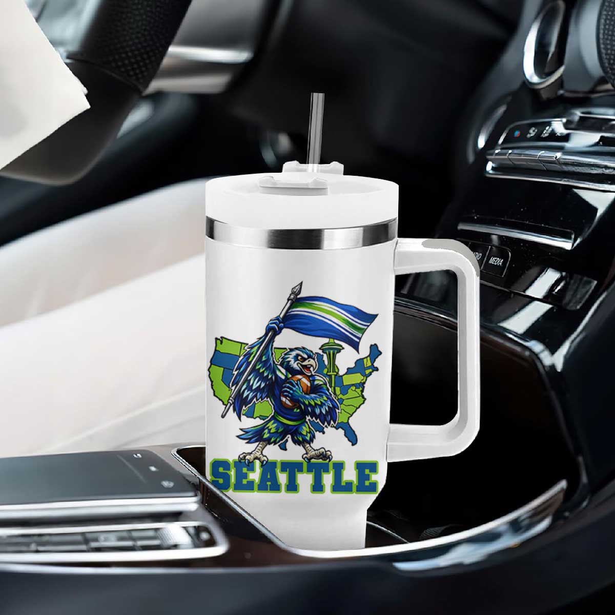 Pacific Northwest Football Pride Tumbler With Handle Seattle Fan TS12 Print Your Wear