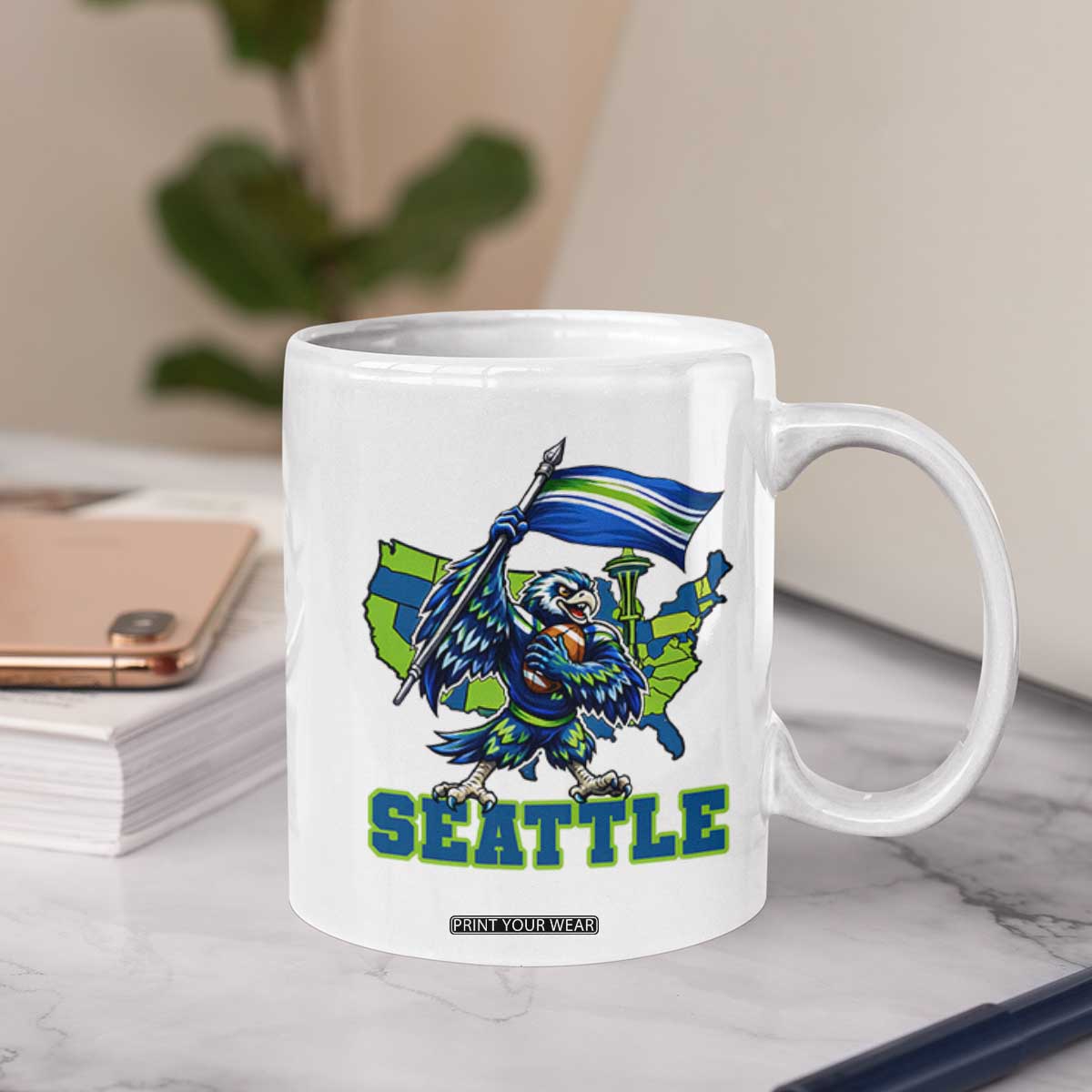 Pacific Northwest Football Pride Coffee Mug Seattle Fan TS12 Print Your Wear