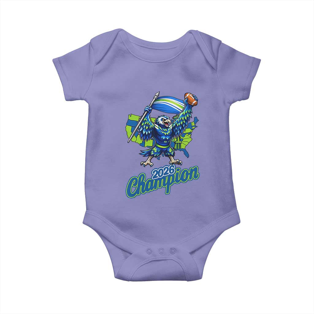 Pacific Northwest 2026 Champion Baby Onesie Football Fan Gift TS12 Violet Print Your Wear