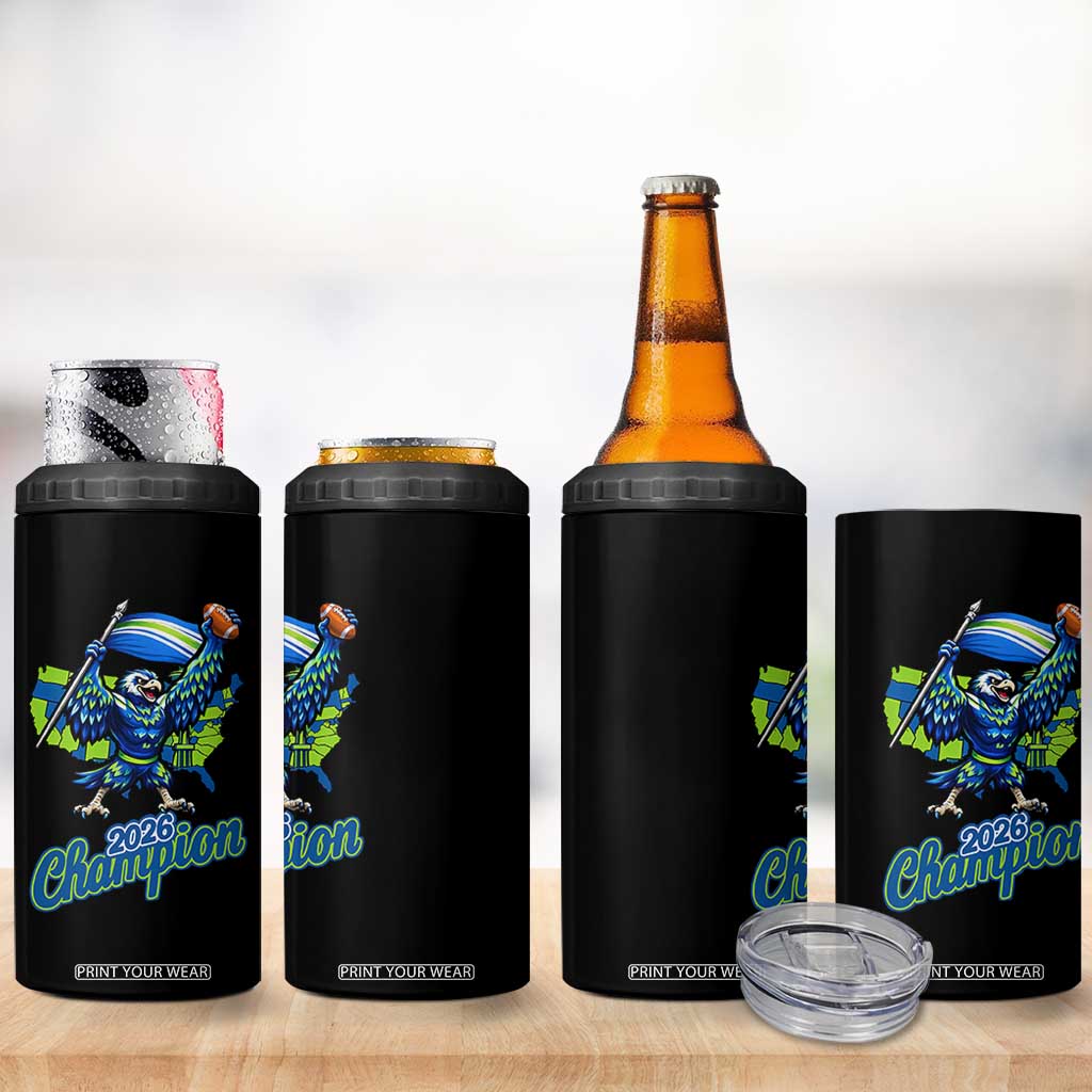 Pacific Northwest 2026 Champion 4 in 1 Can Cooler Tumbler Football Fan Gift TS12 Print Your Wear