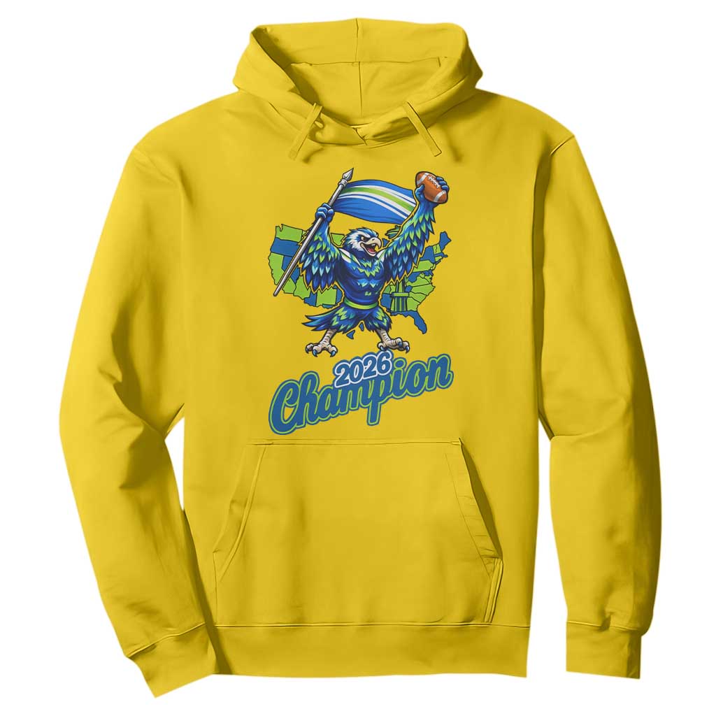 Pacific Northwest 2026 Champion Hoodie Football Fan Gift TS12 Daisy Print Your Wear