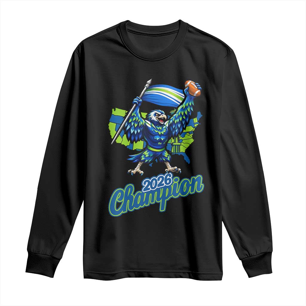 Pacific Northwest 2026 Champion Long Sleeve Shirt Football Fan Gift TS12 Black Print Your Wear