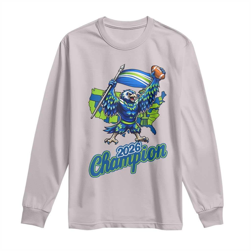 Pacific Northwest 2026 Champion Long Sleeve Shirt Football Fan Gift TS12 Ice Gray Print Your Wear