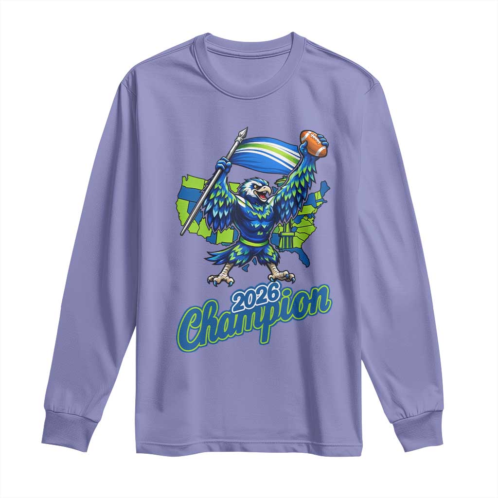 Pacific Northwest 2026 Champion Long Sleeve Shirt Football Fan Gift TS12 Violet Print Your Wear