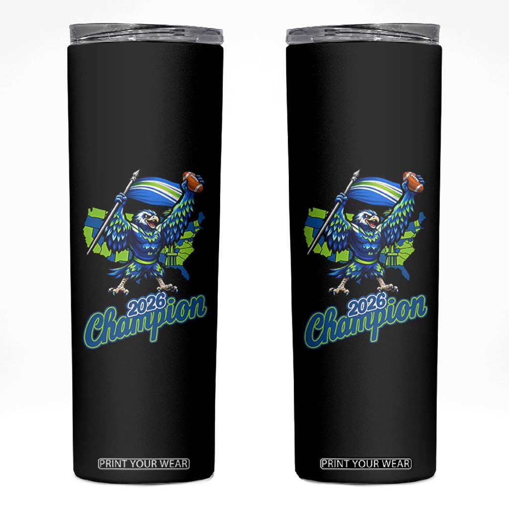 Pacific Northwest 2026 Champion Skinny Tumbler Football Fan Gift TS12 Black Print Your Wear
