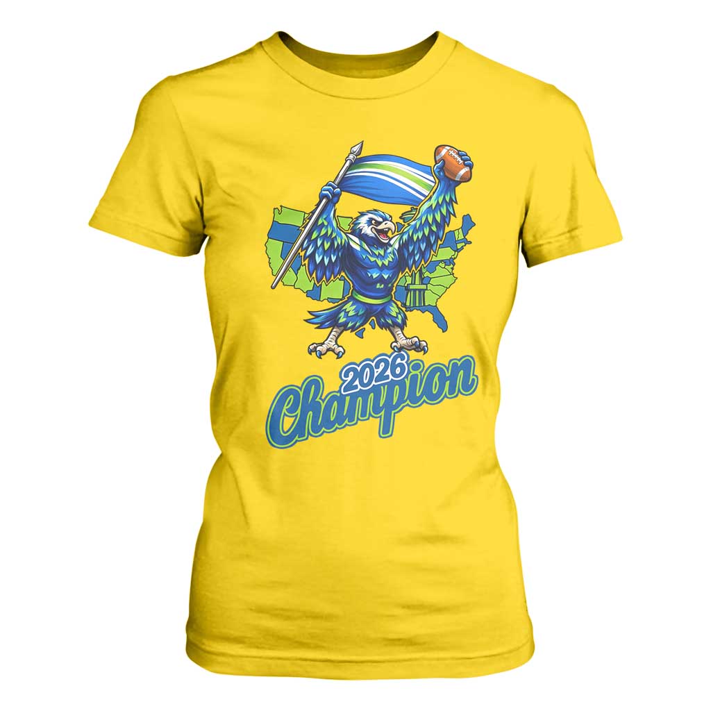 Pacific Northwest 2026 Champion T Shirt For Women Football Fan Gift TS12 Daisy Print Your Wear