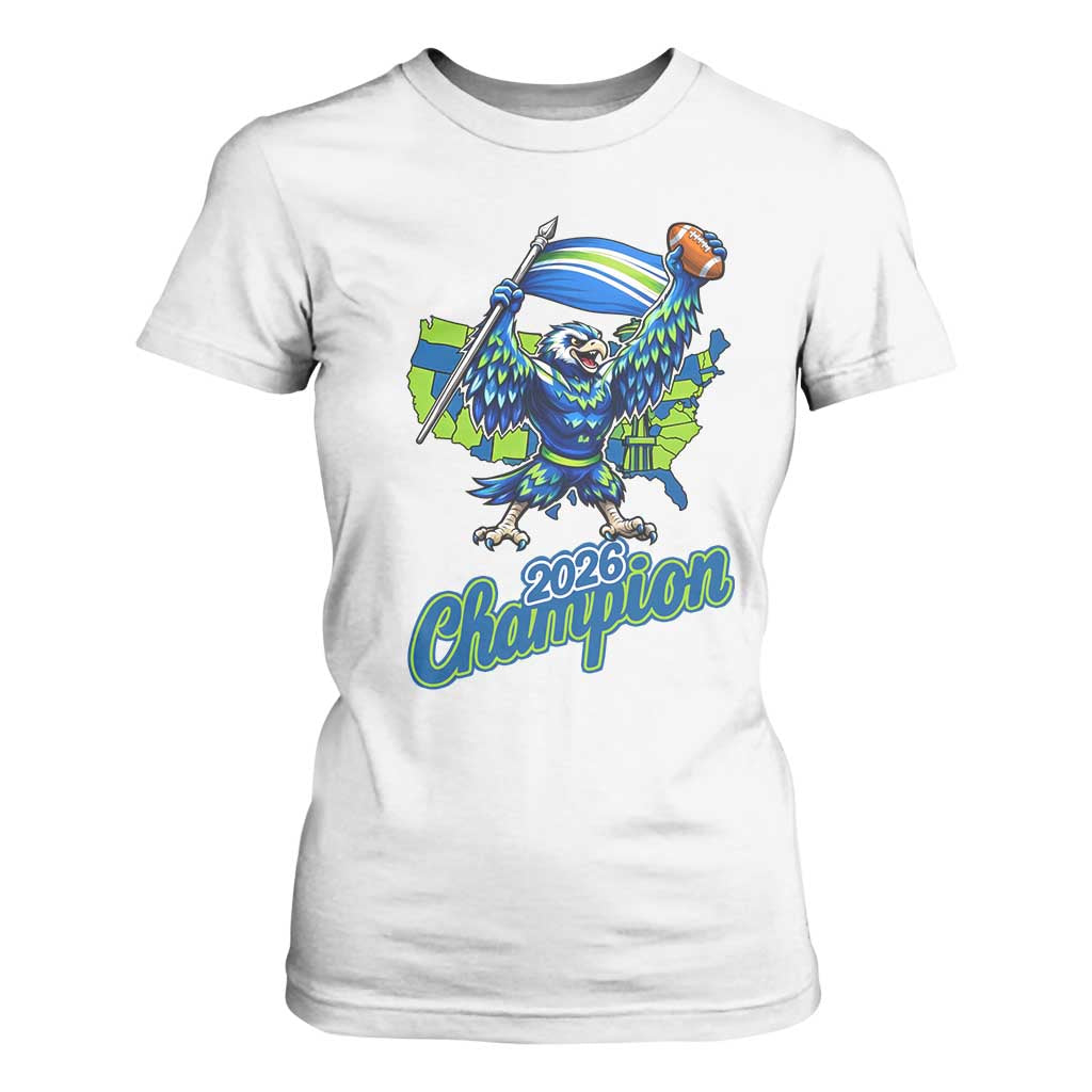 Pacific Northwest 2026 Champion T Shirt For Women Football Fan Gift TS12 White Print Your Wear