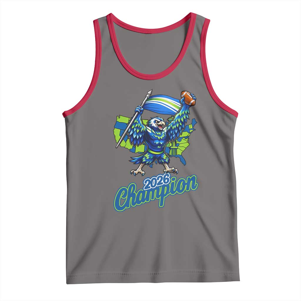 Pacific Northwest 2026 Champion Tank Top Football Fan Gift TS12 Deep Heather Red Print Your Wear