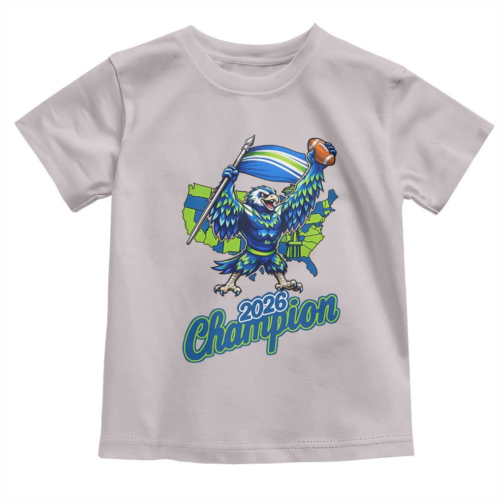 Pacific Northwest 2026 Champion Toddler T Shirt Football Fan Gift TS12 Ice Gray Print Your Wear