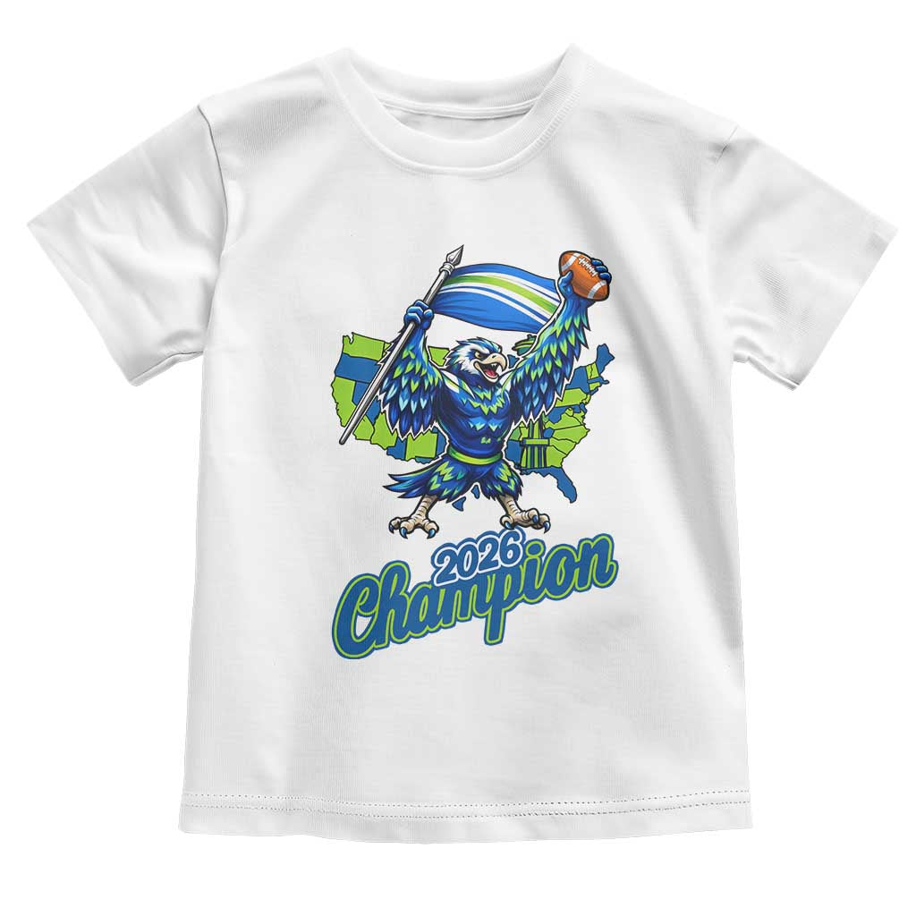 Pacific Northwest 2026 Champion Toddler T Shirt Football Fan Gift TS12 White Print Your Wear