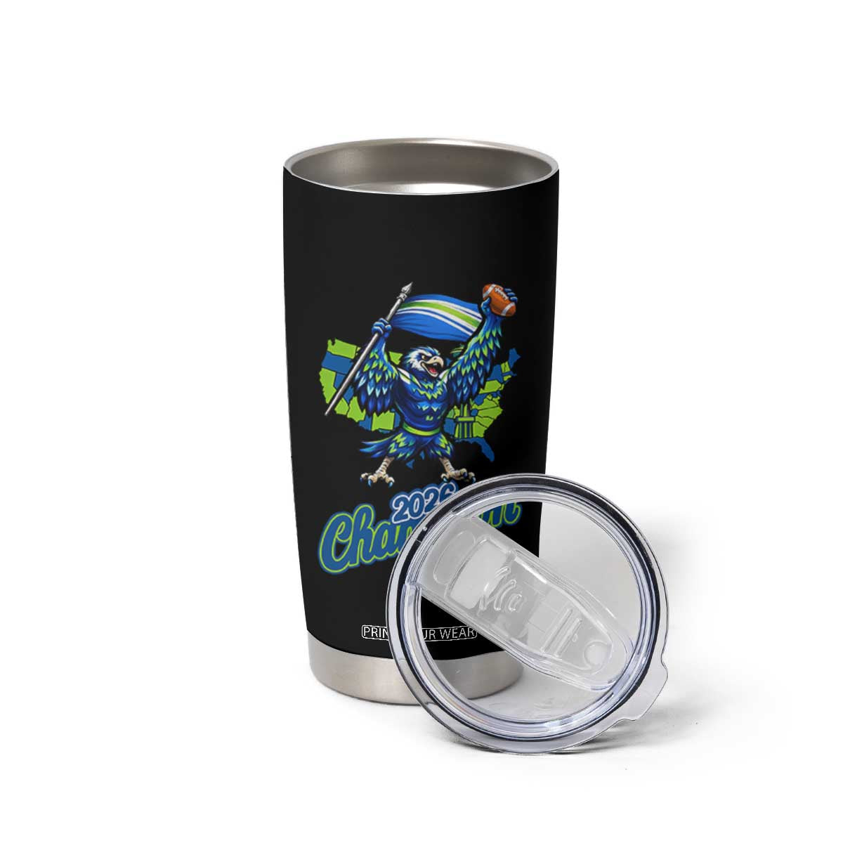 Pacific Northwest 2026 Champion Tumbler Cup Football Fan Gift TS12 Print Your Wear