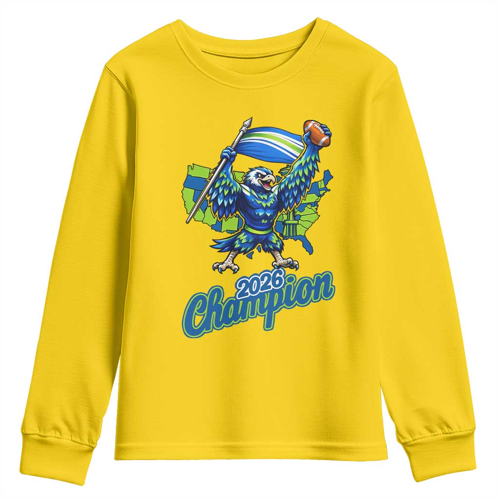 Pacific Northwest 2026 Champion Youth Sweatshirt Football Fan Gift TS12 Daisy Print Your Wear