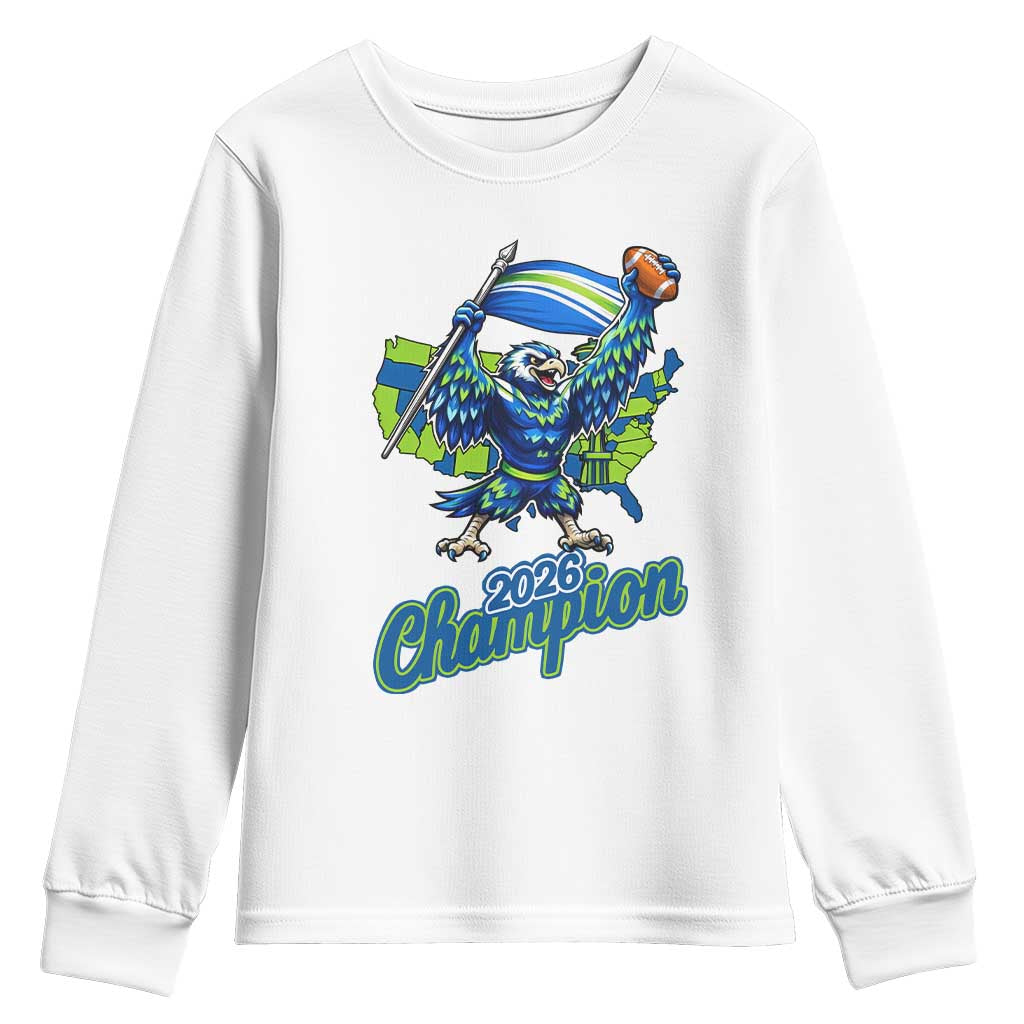 Pacific Northwest 2026 Champion Youth Sweatshirt Football Fan Gift TS12 White Print Your Wear