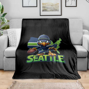 Seattle Fan Pride Throw Blanket Gift For Sports Lover TS12 Print Your Wear